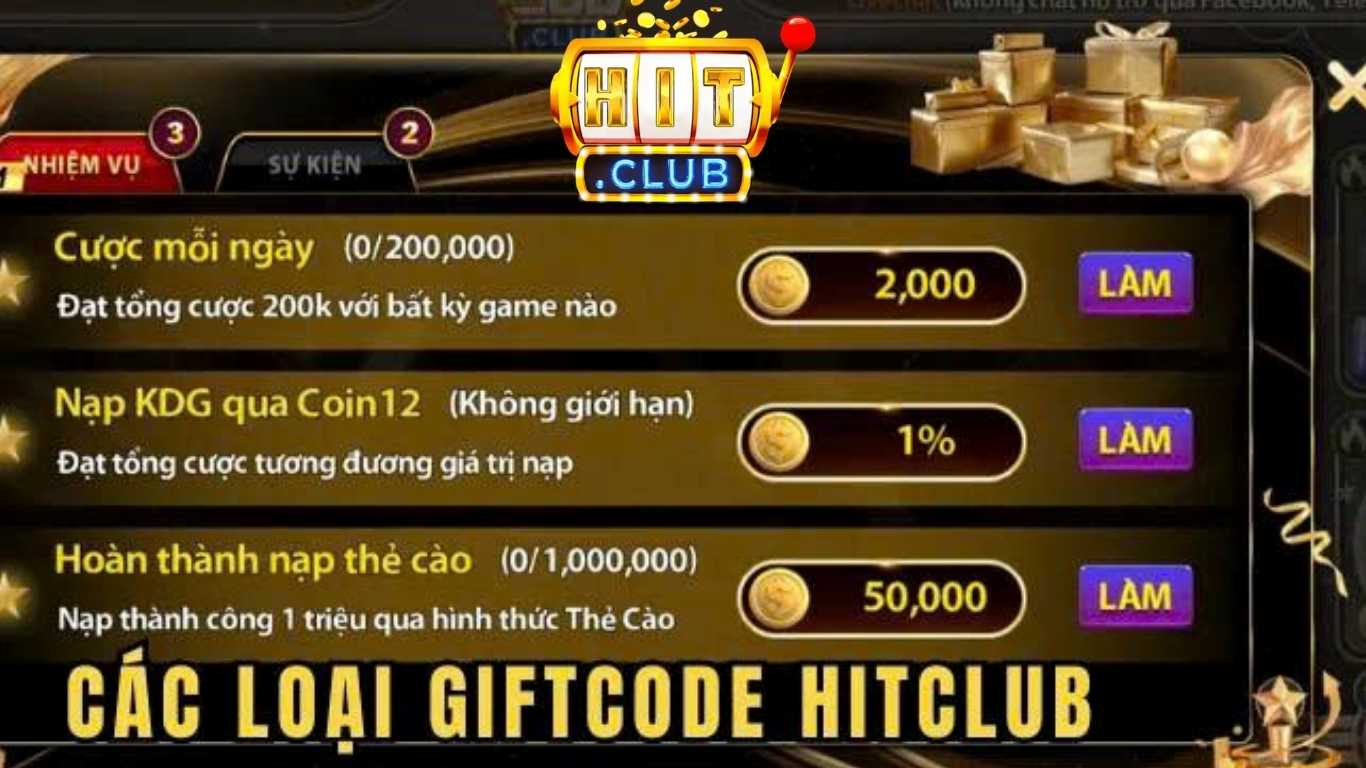 Tổng hợp các Giftcode Hitclub hot nhất 